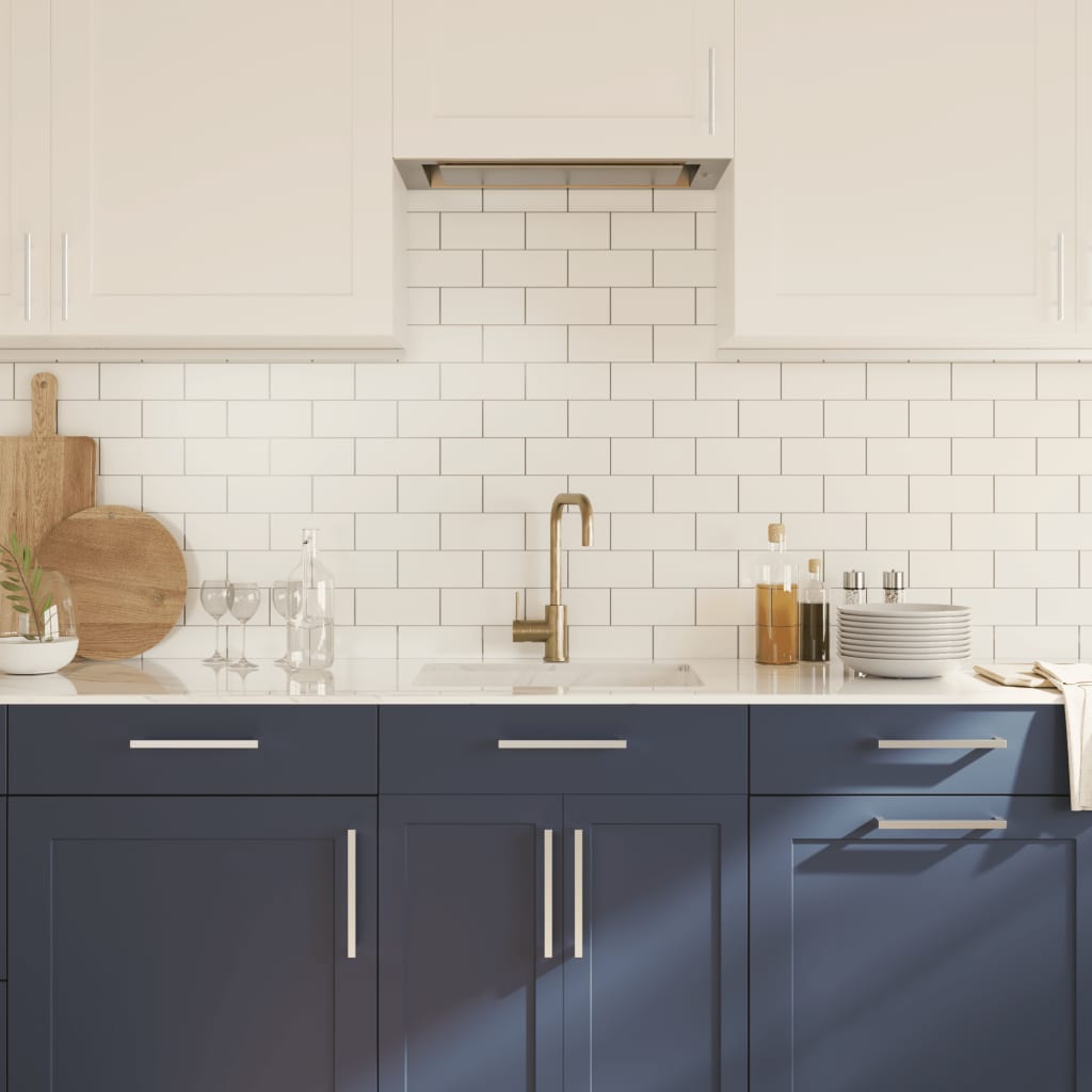 Λαβές Ντουλαπιών 20 τεμ. Ασημί 224 χιλ. από Ανοξείδωτο Ατσάλι