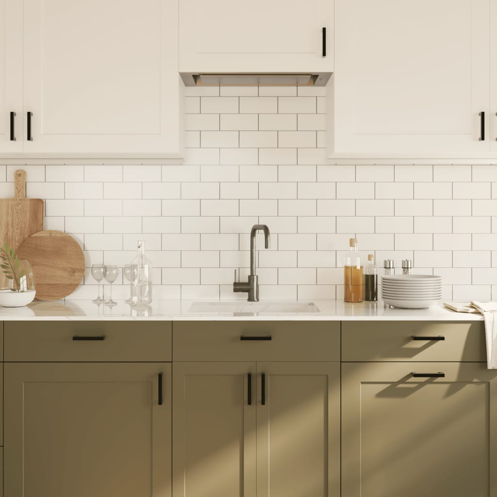 Λαβές Ντουλαπιών 20 τεμ. Μαύρες 96 χιλ. από Ανοξείδωτο Ατσάλι