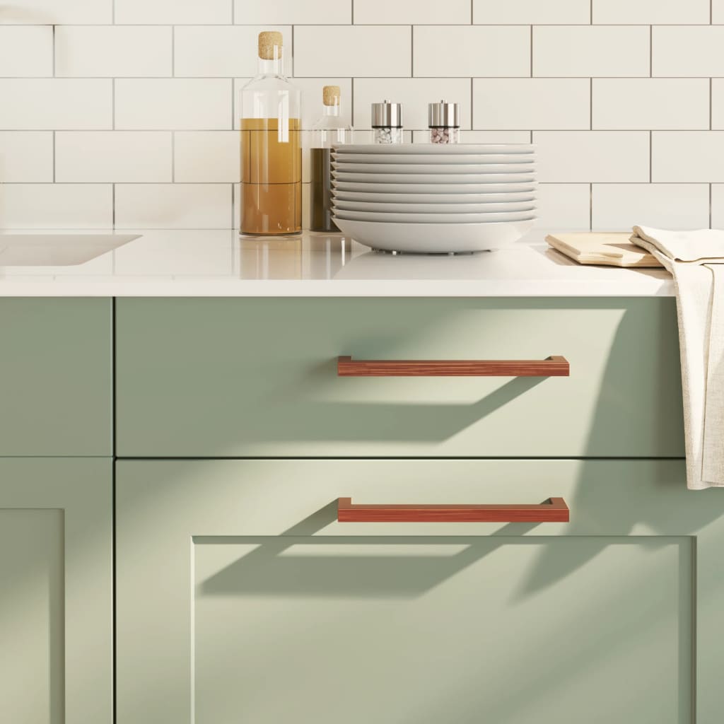 Λαβές Ντουλαπιών 20 τεμ. Μπρονζέ 192 χιλ. από Ανοξείδωτο Ατσάλι - Pakobazaar