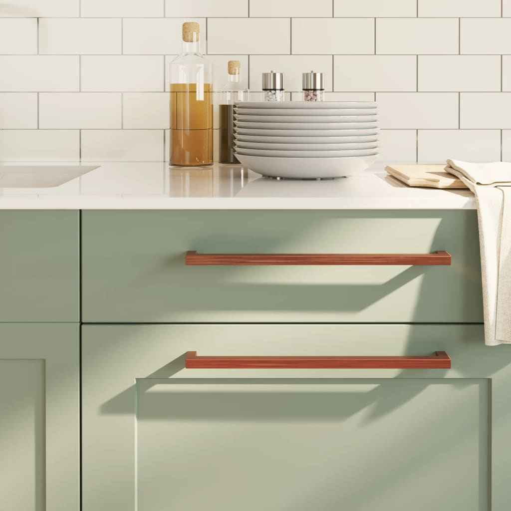 Λαβές Ντουλαπιών 20 τεμ. Μπρονζέ 320 χιλ. από Ανοξείδωτο Ατσάλι