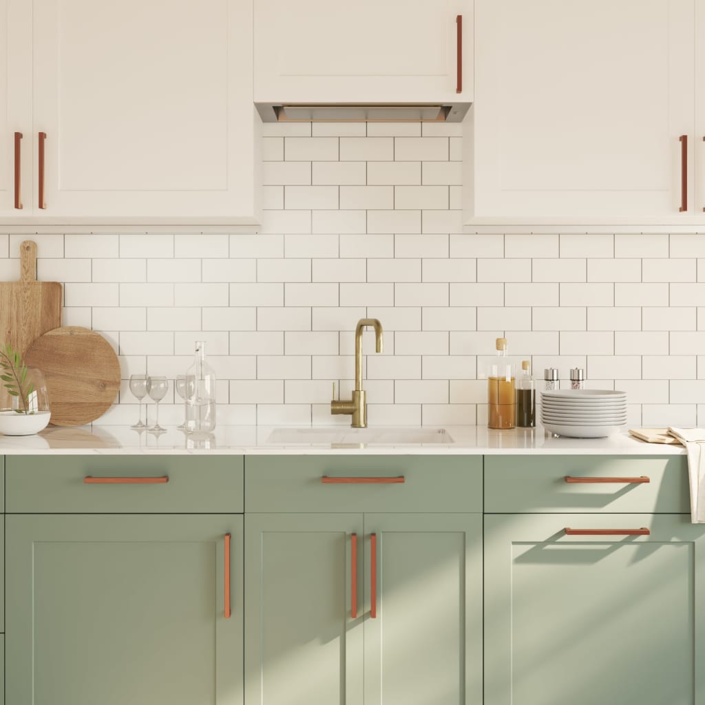 Λαβές Ντουλαπιών 10 τεμ. Μπρονζέ 192 χιλ. από Ανοξείδωτο Ατσάλι - Pakobazaar