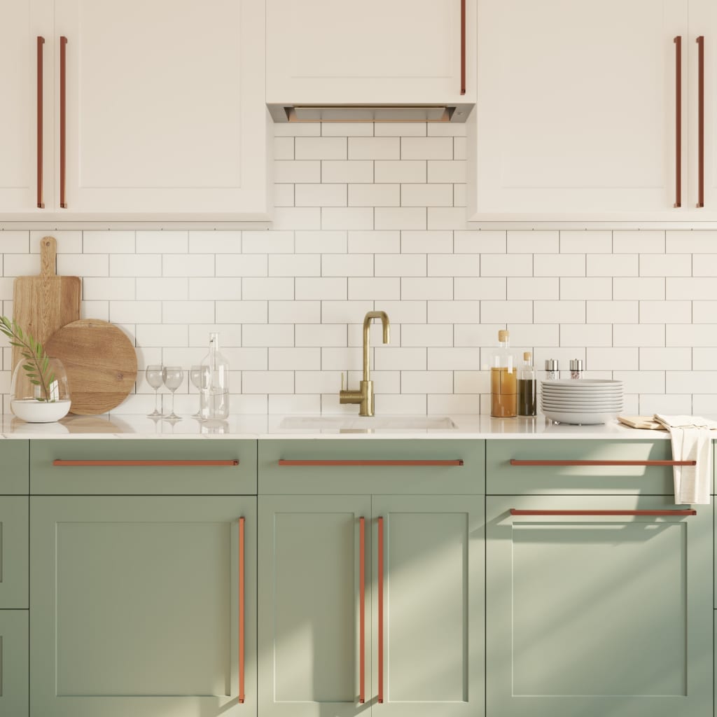 Λαβές Ντουλαπιών 10 τεμ. Μπρονζέ 480 χιλ. από Ανοξείδωτο Ατσάλι - Pakobazaar