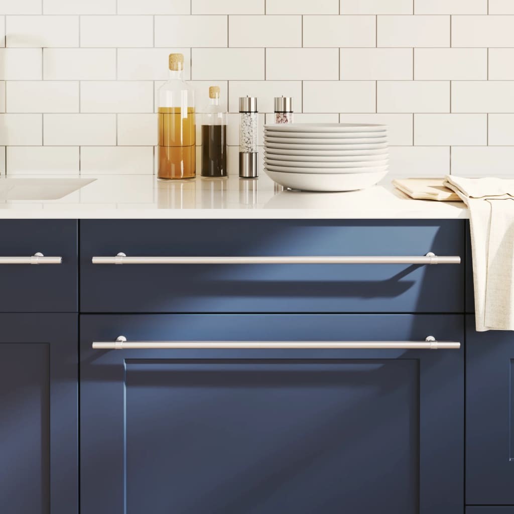 Λαβές Ντουλαπιών 20 τεμ. Ασημί 480 χιλ. από Ανοξείδωτο Ατσάλι