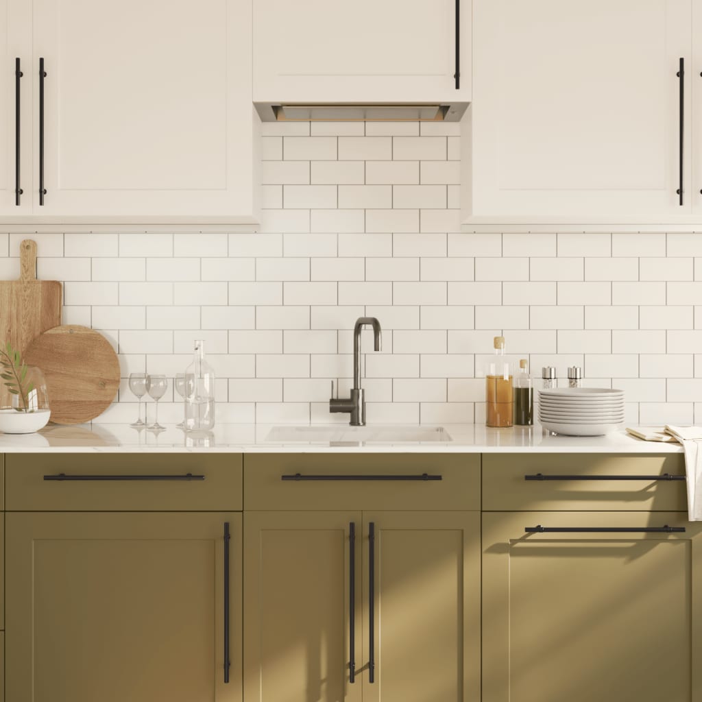 Λαβές Ντουλαπιών 20 τεμ. Μαύρες 320 χιλ. από Ανοξείδωτο Ατσάλι