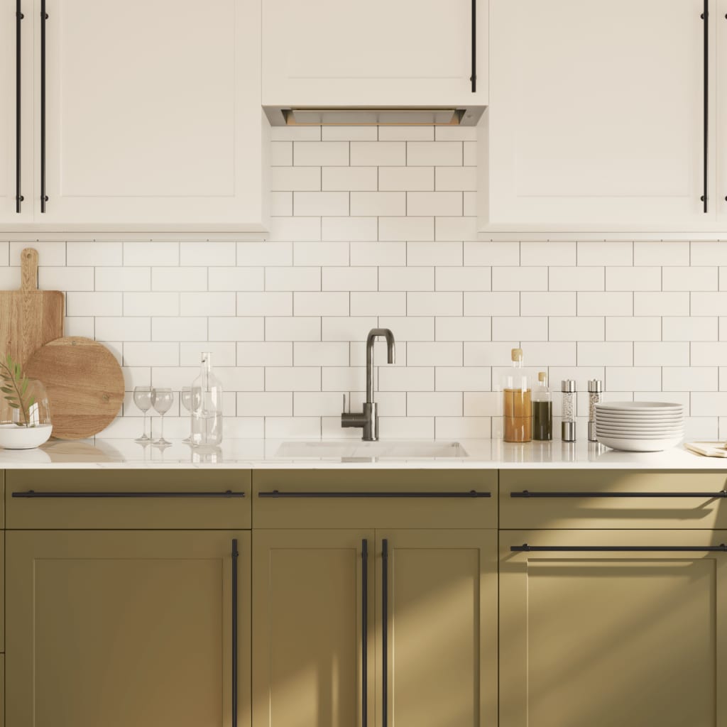 Λαβές Ντουλαπιών 20 τεμ. Μαύρες 480 χιλ. από Ανοξείδωτο Ατσάλι