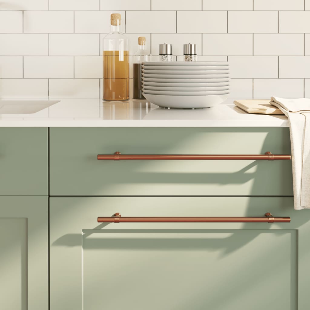 Λαβές Ντουλαπιών 10 τεμ. Μπρονζέ 320 χιλ. από Ανοξείδωτο Ατσάλι - Pakobazaar