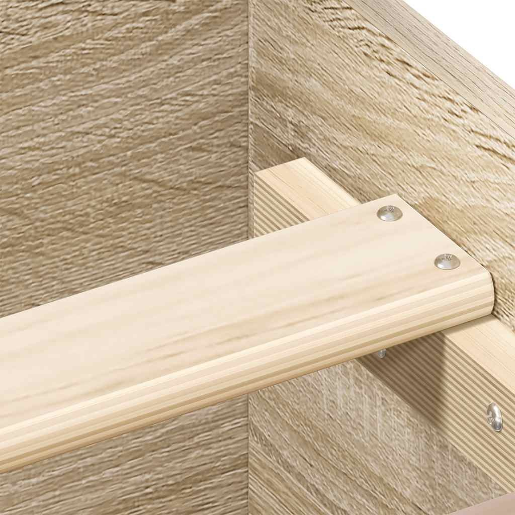 Πλαίσιο Κρεβ. Χωρ. Στρώμα Sonoma Δρυς 90x200 εκ. Επεξ. Ξύλο - Pakobazaar