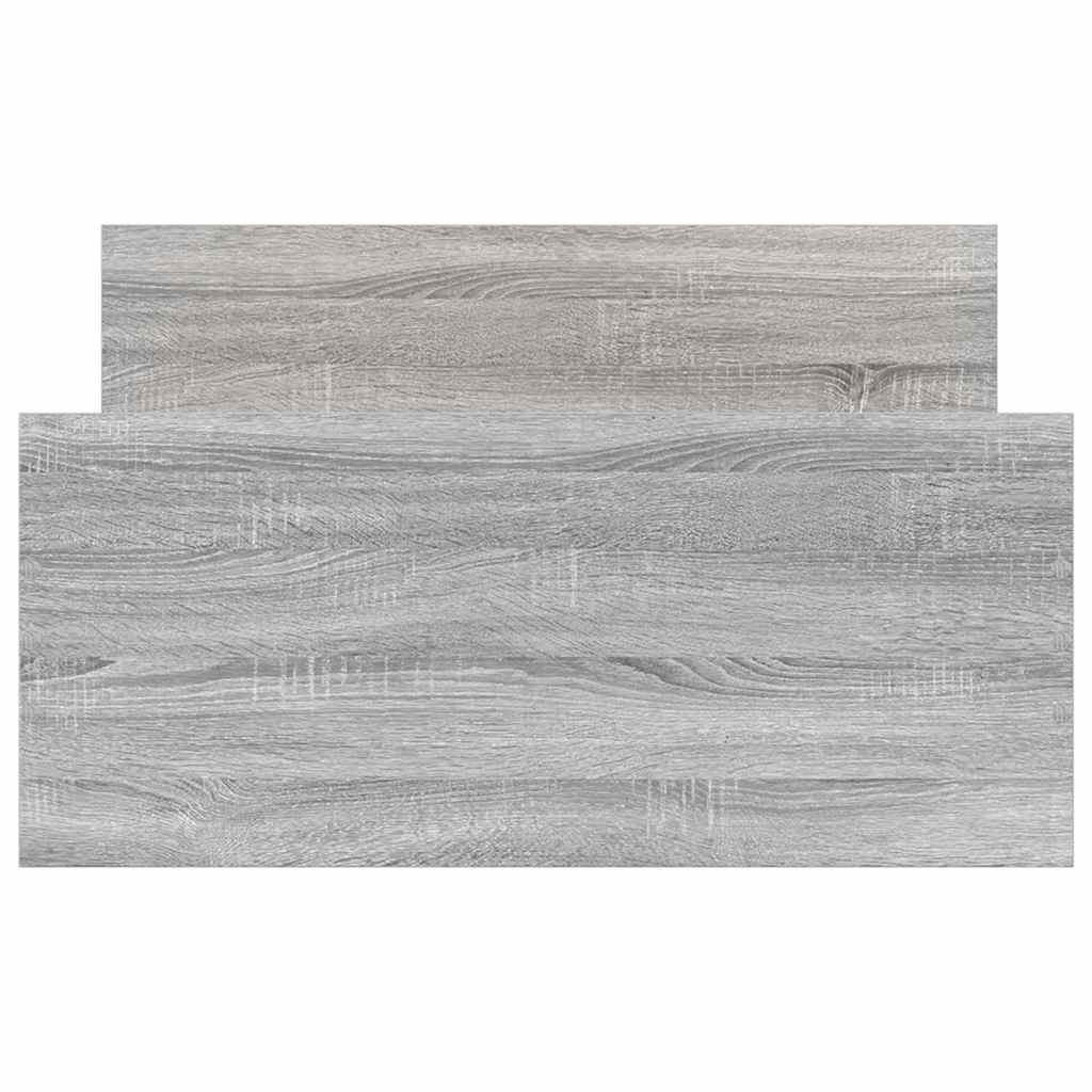 Πλαίσιο Κρεβατιού Γκρι Sonoma 90x200 εκ. Επεξεργασμένο Ξύλο