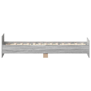 Πλαίσιο Κρεβατιού Γκρι Sonoma 75x190 εκ Επεξ. Ξύλο Small Single