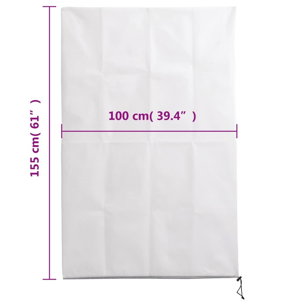 Καλύμματα Φυτών Αντιπαγετικά Φερμουάρ 2τεμ. 70 γρ/μ² 1x1,55μ.