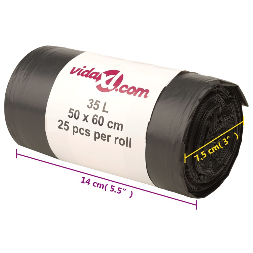 Σακούλες Απορριμμάτων 250 τεμ. Μαύρες 35 Λ. - PAKOBAZAAR