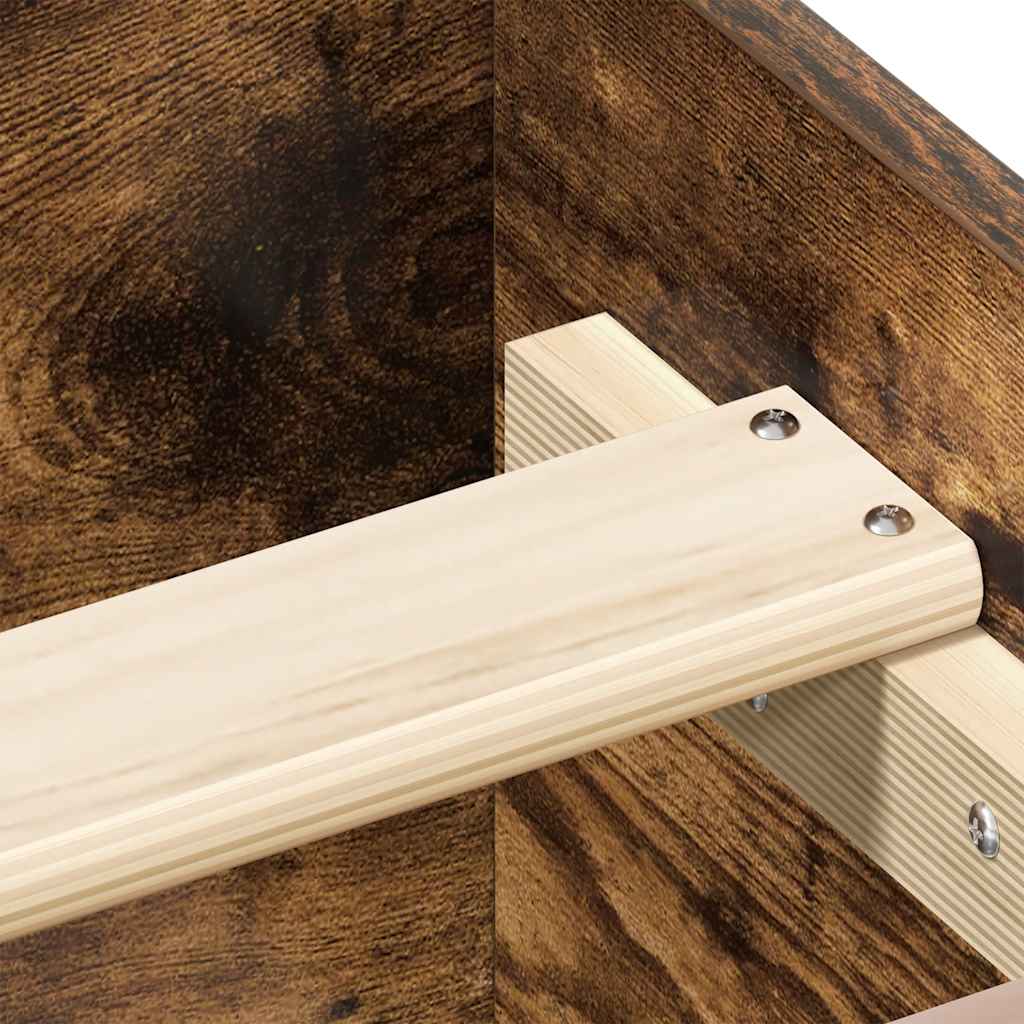 Πλαίσιο Κρεβατιού με Κεφαλάρι/Ποδαρικό Καπν. Δρυς 120x200 εκ.