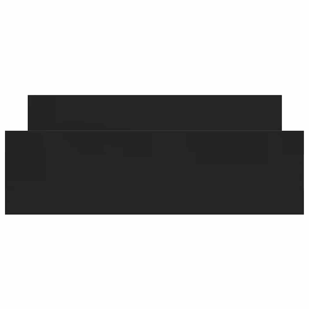 Πλαίσιο Κρεβατιού με Κεφαλάρι & Ποδαρικό Μαύρο 120 x 190 εκ.