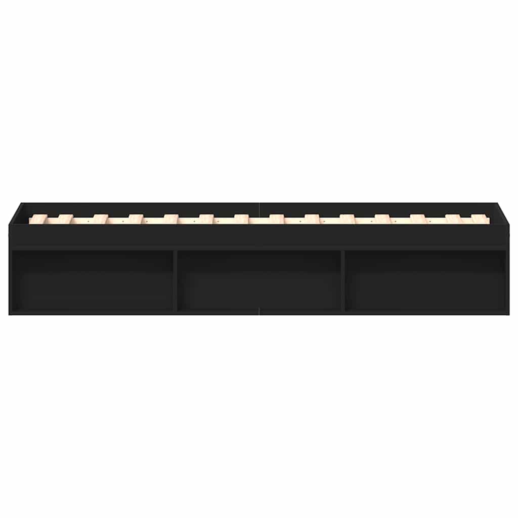 Πλαίσιο Κρεβατιού Μαύρο 100 x 200 εκ.