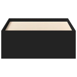 Πλαίσιο Κρεβατιού Μαύρο 75 x 190εκ. Small Single