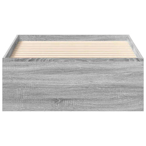 Πλαίσιο Κρεβατιού Γκρι Sonoma 75 x 190 εκ. Small Single