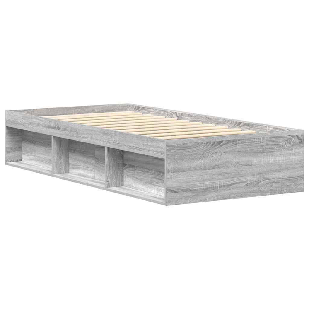 Πλαίσιο Κρεβατιού Γκρι Sonoma 75 x 190 εκ. Small Single