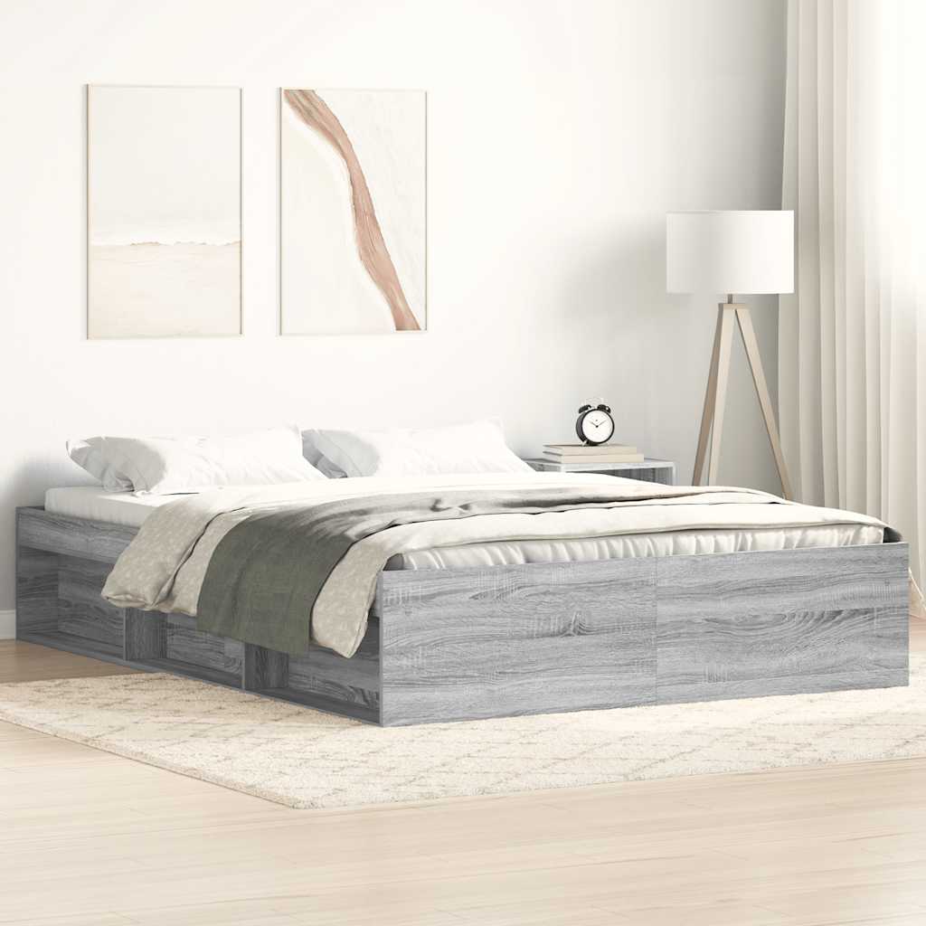 Πλαίσιο Κρεβατιού Γκρι Sonoma 120x200 εκ.