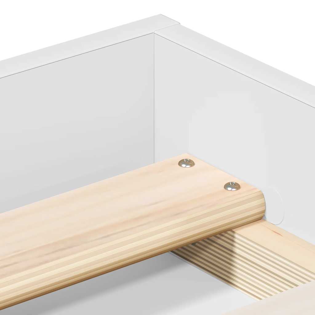 Πλαίσιο Κρεβατιού Λευκό 150 x 200 εκ. King Size