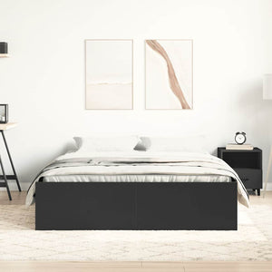 Πλαίσιο Κρεβατιού Μαύρο 150 x 200 εκ. King Size