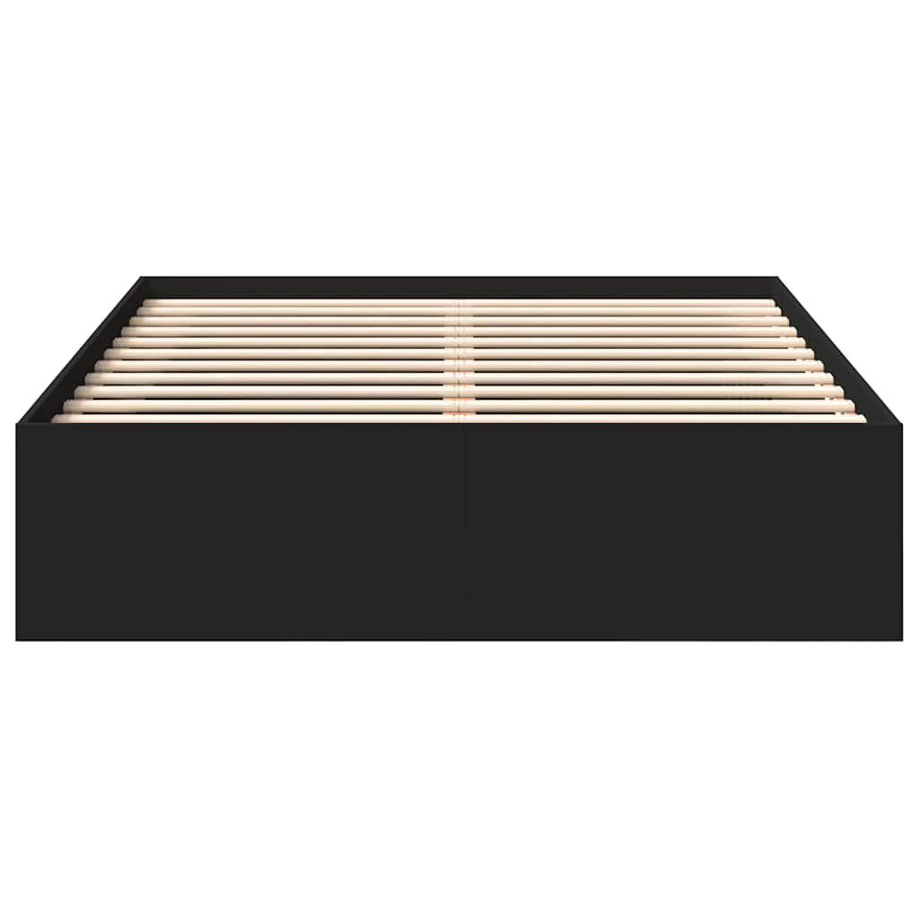Πλαίσιο Κρεβατιού Μαύρο 150 x 200 εκ. King Size