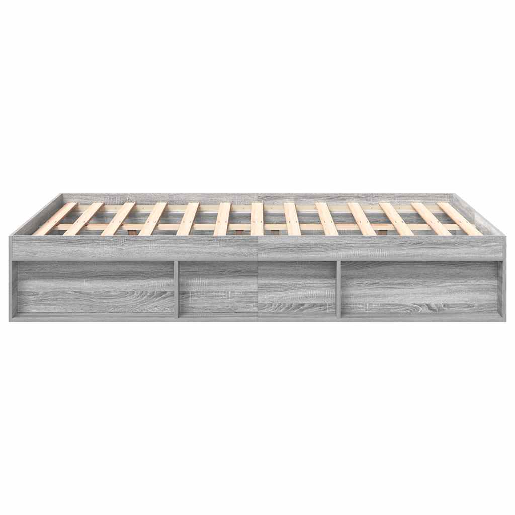 Πλαίσιο Κρεβατιού Γκρι Sonoma 150 x 200 εκ. King Size
