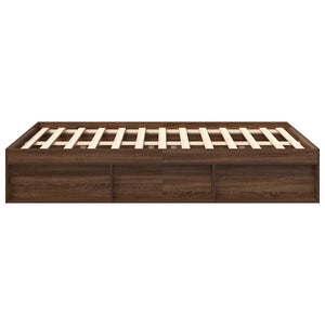 Πλαίσιο Κρεβατιού Καφέ Δρυς 150 x 200 εκ. King Size