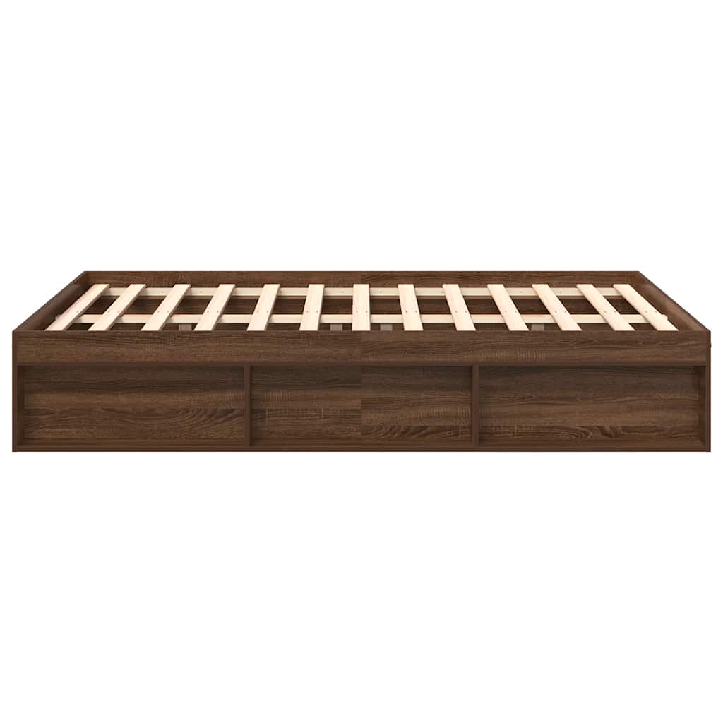 Πλαίσιο Κρεβατιού Καφέ Δρυς 160 x 200 εκ.