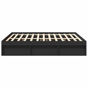 Πλαίσιο Κρεβατιού Μαύρο 180 x 200 εκ. Super King