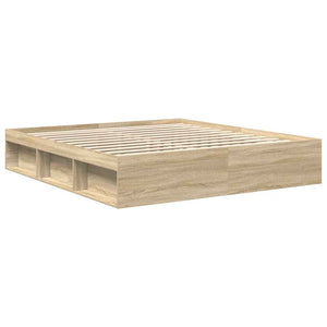 Πλαίσιο Κρεβατιού Sonoma Δρυς 180 x 200 εκ. Super King