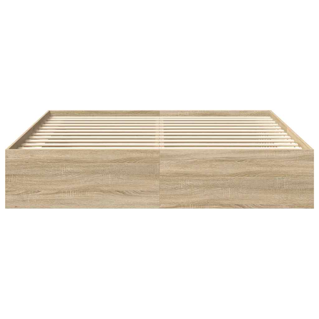 Πλαίσιο Κρεβατιού Sonoma Δρυς 200x200 εκ.