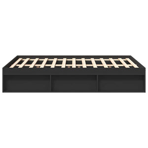 Πλαίσιο Κρεβατιού Μαύρο 120 x 190 εκ. Small Double