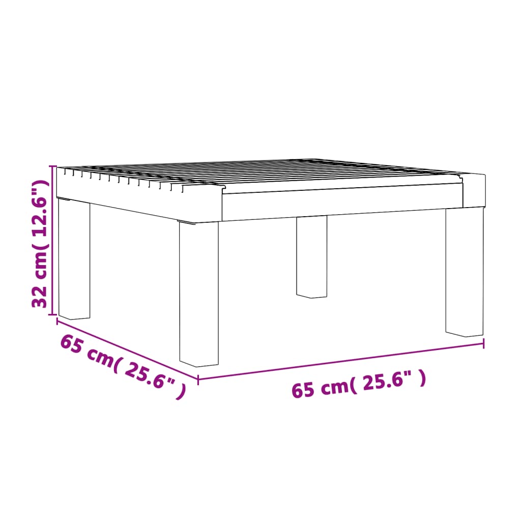 Σαλόνι Κήπου Σετ 3 Τεμαχίων Ανθρακί Πολυπροπυλένιο με Μαξιλάρια