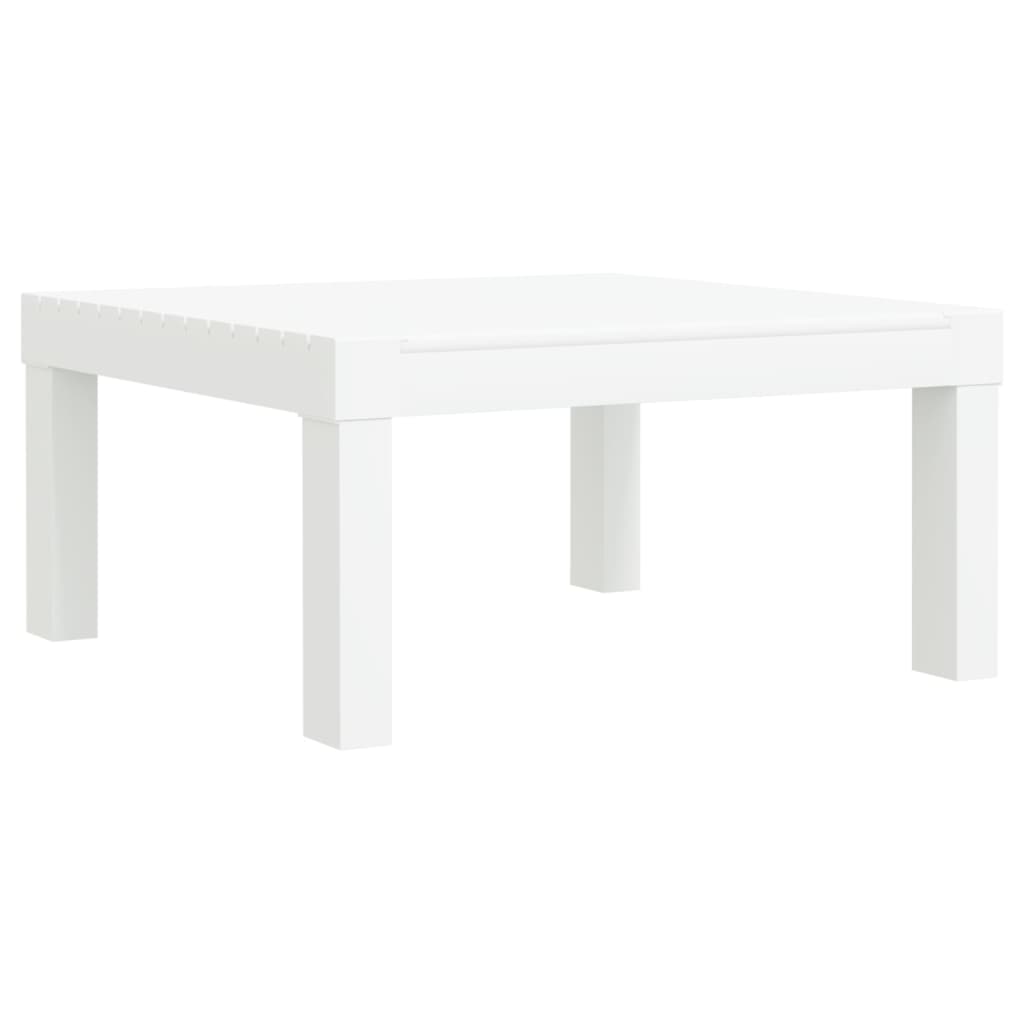 Σαλόνι Κήπου Σετ 3 τεμ. Λευκό από Πολυπροπυλένιο με Μαξιλάρια