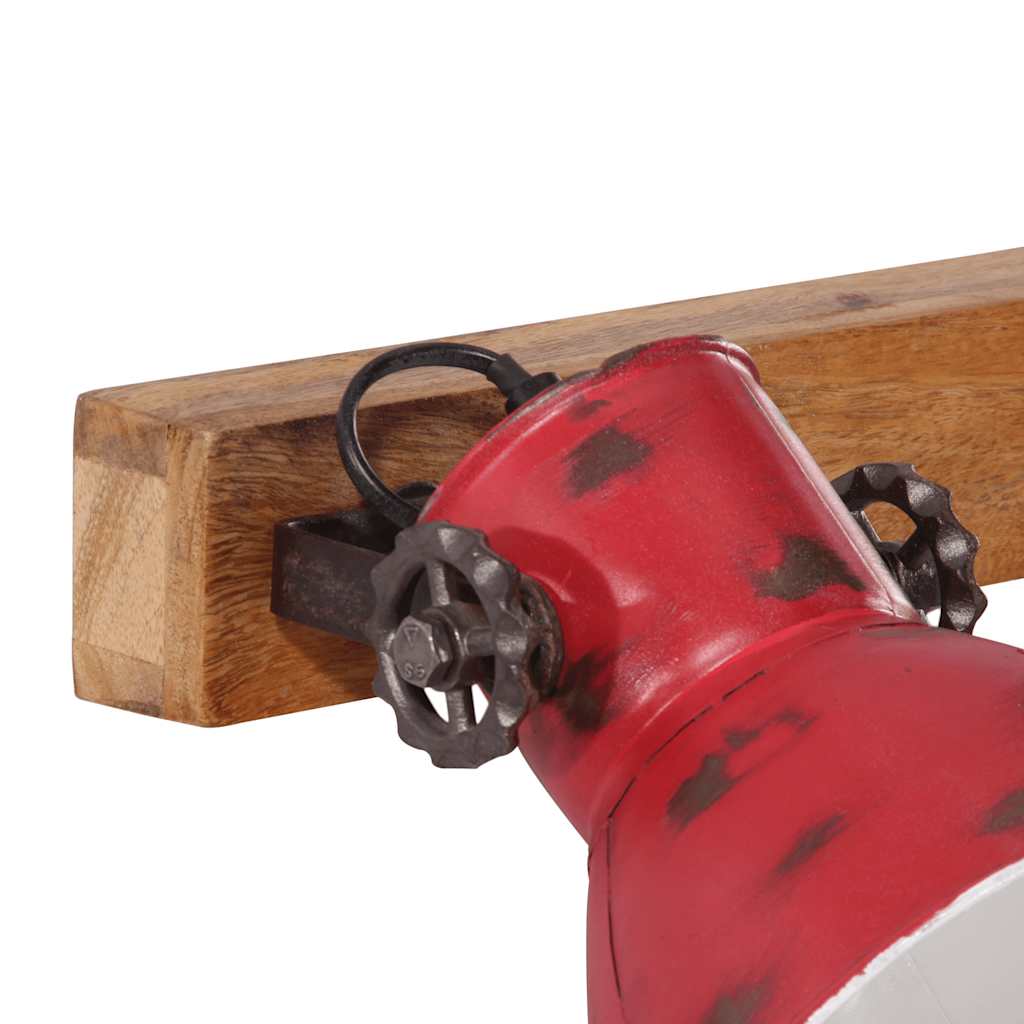 Φωτιστικό Τοίχου 25 W Αντικέ Κόκκινο 45x25 εκ. Ε27 - Pakobazaar