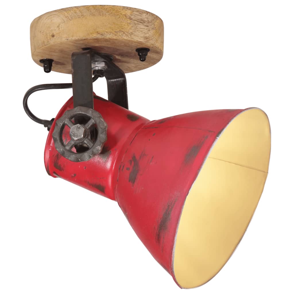 Φωτιστικό Τοίχου 25 W Αντικέ Κόκκινο 11,5x11,5x25 εκ. Ε27