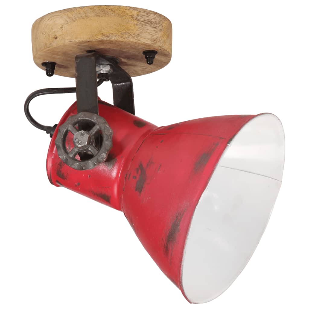 Φωτιστικό Τοίχου 25 W Αντικέ Κόκκινο 11,5x11,5x25 εκ. Ε27