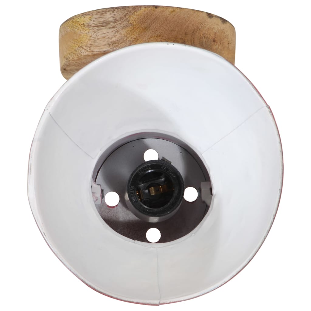 Φωτιστικό Τοίχου 25 W Αντικέ Κόκκινο 11,5x11,5x25 εκ. Ε27