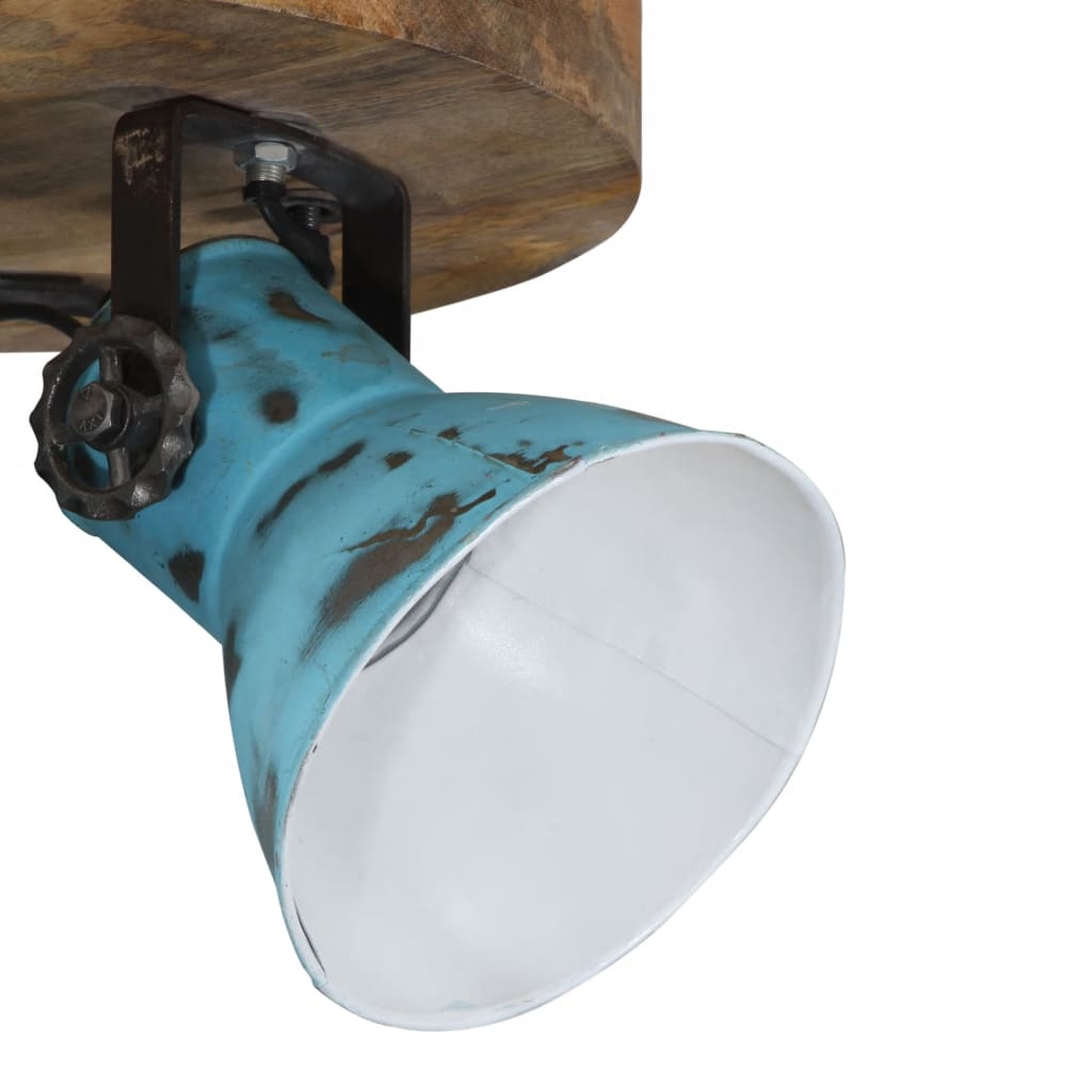 Φωτιστικό Οροφής 25 W Αντικέ Μπλε 35 x 35 x 25 εκ. Ε27 - Pakobazaar