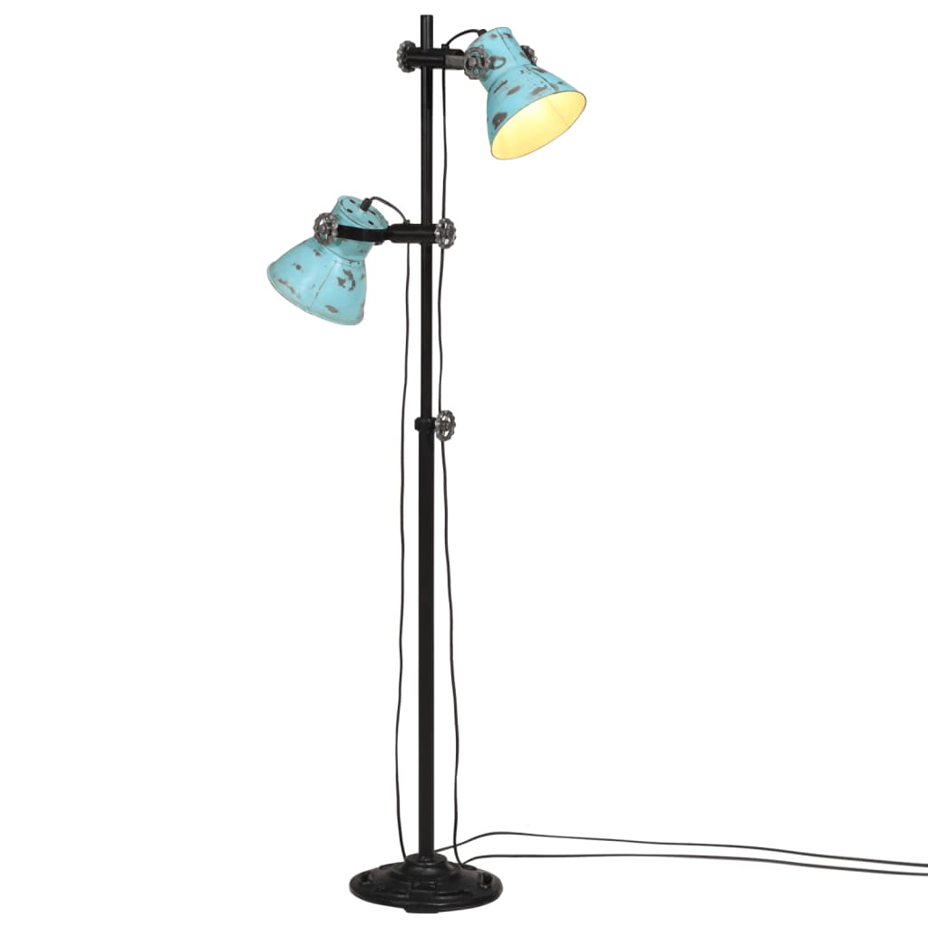 Φωτιστικό Δαπέδου 25 W Αντικέ Μπλε 25 x 25 x 90/140 εκ. Ε27 - Pakobazaar