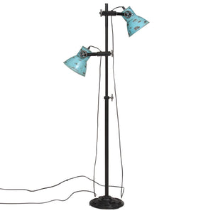 Φωτιστικό Δαπέδου 25 W Αντικέ Μπλε 25 x 25 x 90/140 εκ. Ε27 - Pakobazaar