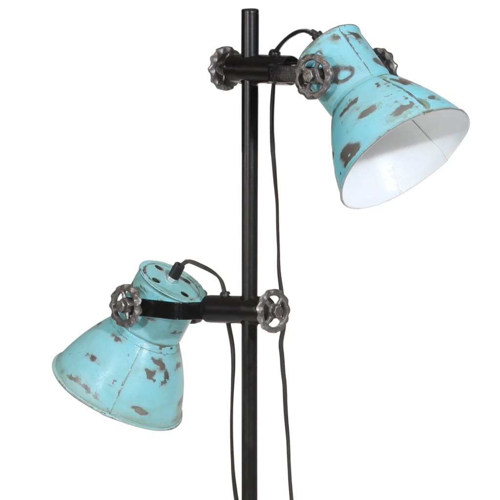 Φωτιστικό Δαπέδου 25 W Αντικέ Μπλε 25 x 25 x 90/140 εκ. Ε27 - Pakobazaar