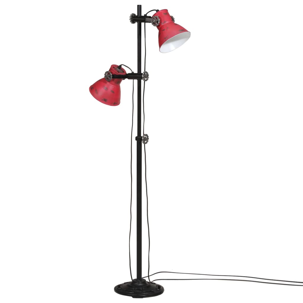 Φωτιστικό Δαπέδου 25 W Αντικέ Κόκκινο 25 x 25 x 90/140 εκ. Ε27 - Pakobazaar
