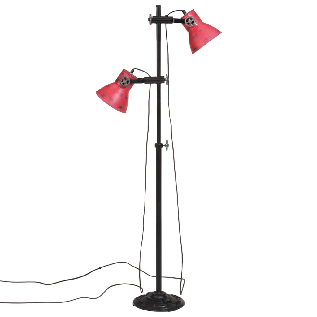 Φωτιστικό Δαπέδου 25 W Αντικέ Κόκκινο 25 x 25 x 90/140 εκ. Ε27 - Pakobazaar