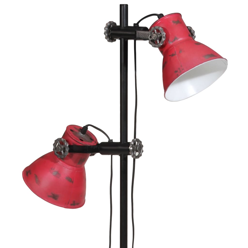 Φωτιστικό Δαπέδου 25 W Αντικέ Κόκκινο 25 x 25 x 90/140 εκ. Ε27 - Pakobazaar