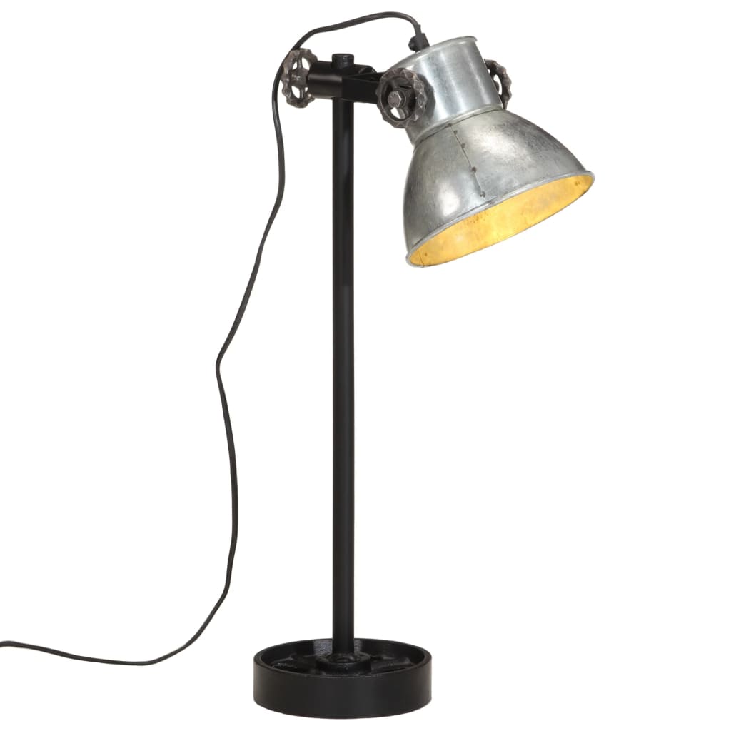 Φωτιστικό Γραφείου 25 W Vintage Ασημί 15x15x55 εκ. Ε27 - Pakobazaar