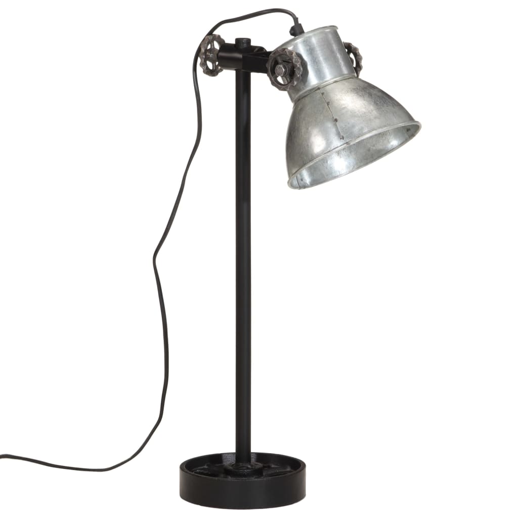Φωτιστικό Γραφείου 25 W Vintage Ασημί 15x15x55 εκ. Ε27 - Pakobazaar