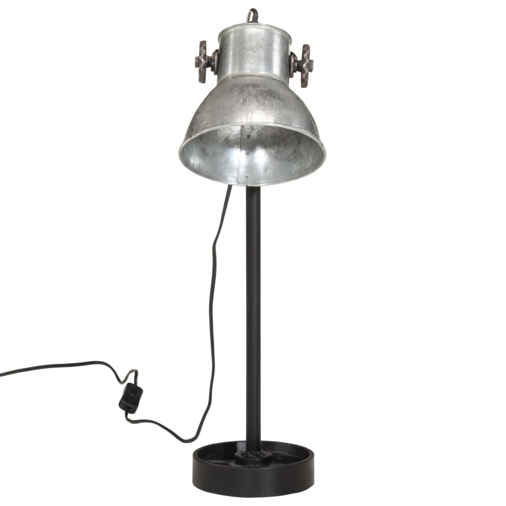 Φωτιστικό Γραφείου 25 W Vintage Ασημί 15x15x55 εκ. Ε27 - Pakobazaar