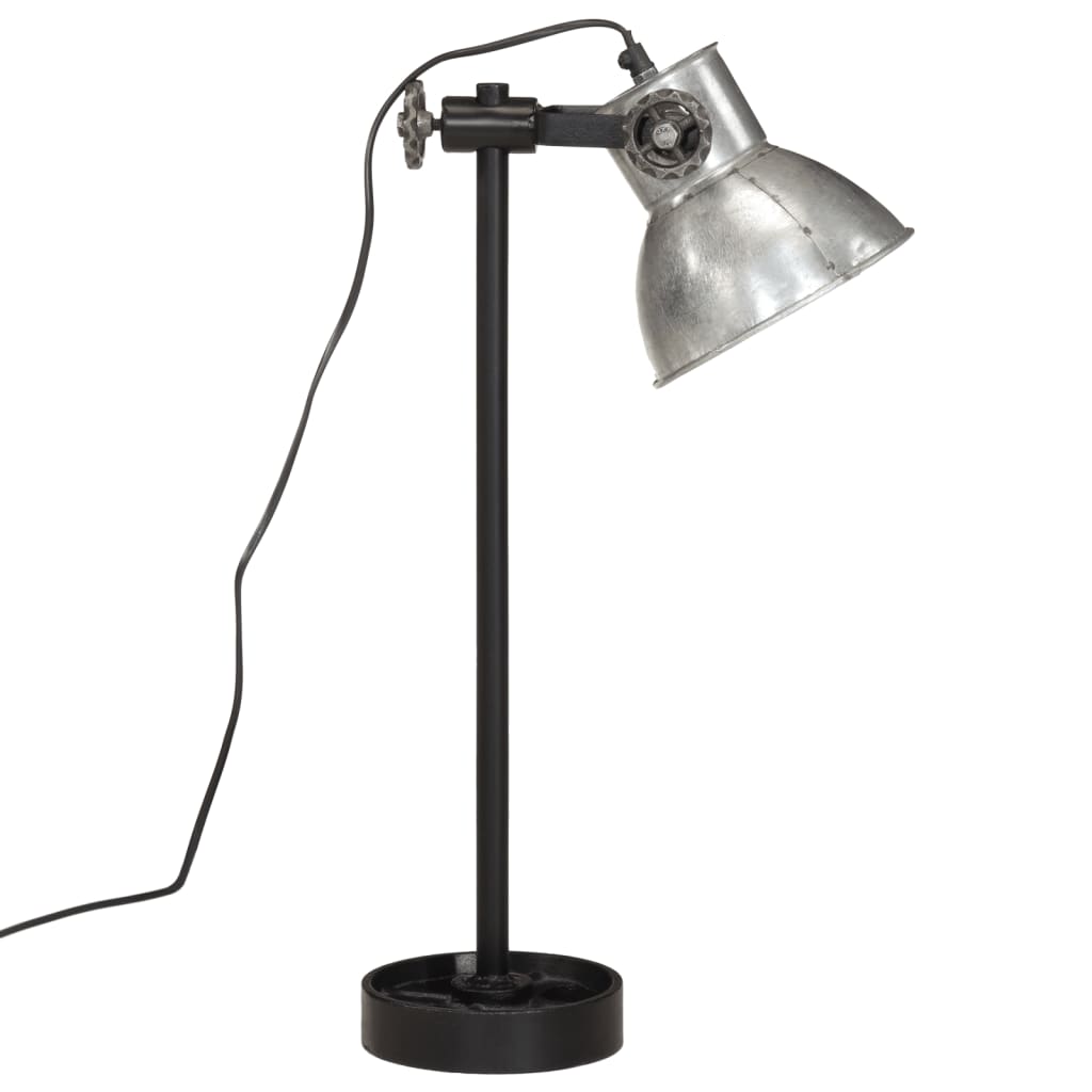 Φωτιστικό Γραφείου 25 W Vintage Ασημί 15x15x55 εκ. Ε27 - Pakobazaar