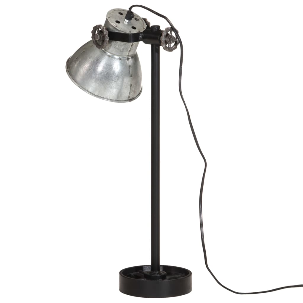 Φωτιστικό Γραφείου 25 W Vintage Ασημί 15x15x55 εκ. Ε27 - Pakobazaar